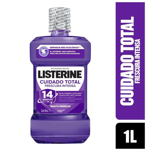 [000119] Enjuague Bucal Listerine Cuidado Total 1L