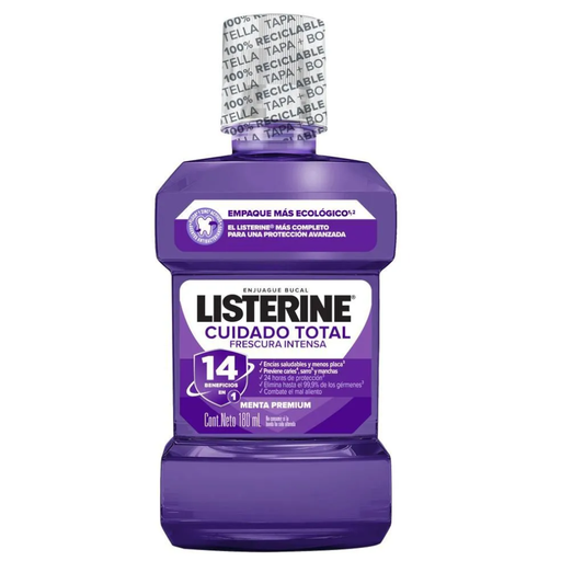 [000121] Enjuague Bucal Listerine Cuidado Total 180Ml