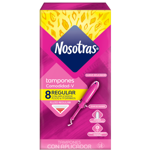 [000736] Tampones Con Aplicador Nosotras Regular 8 Unidades