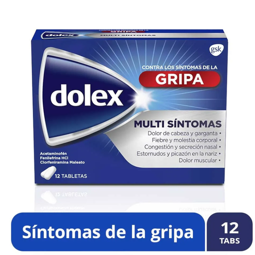 [002039] Dolex Gripa 12 Tabletas