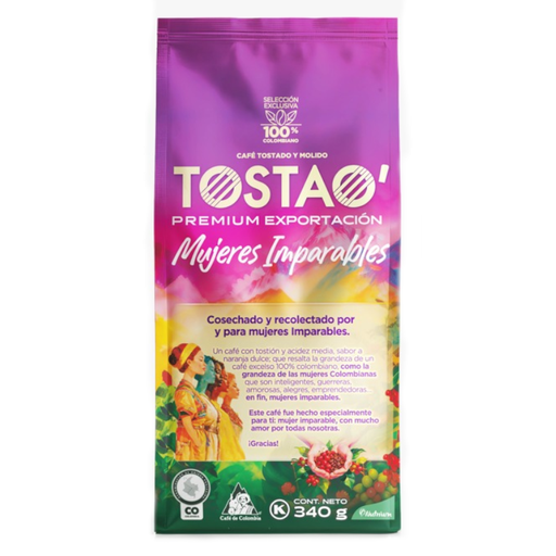 [059988] Café Tostao Y Molido Premiun Exportación Mujeres Imparables 340Gr