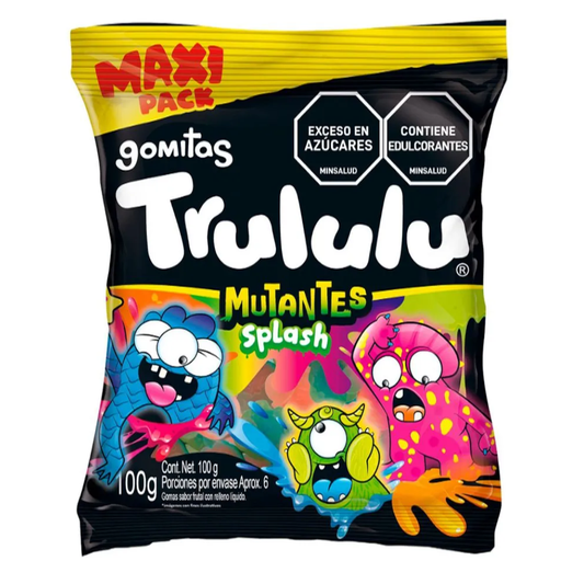 [060021] Gomas Trululu Mutantes Splash 100Gr
