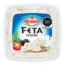 Queso Feta Chunk President Salmuera 226Gr