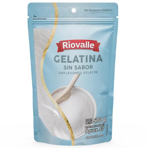 [060089] Gelatina  Sin Sabor Rio Valle 500Gr