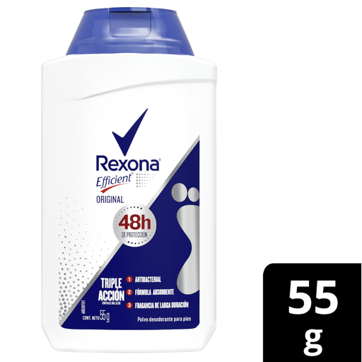 [060102] Talco Rexona Efficient 55Gr