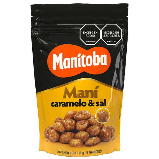 [060115] Maní Caramelo Y Sal Manitoba Doypak 120Gr