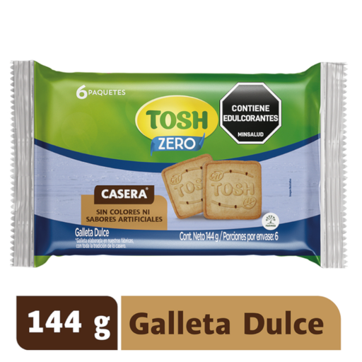 [060138] Galletas Dulce Tosh Zero Casera 6 Unidades 144Gr
