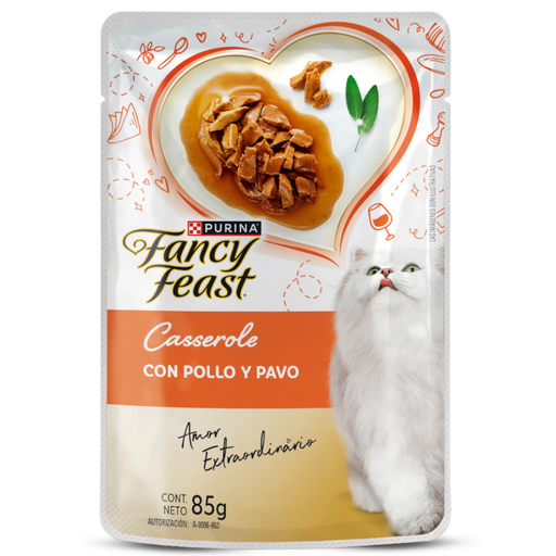 [060165] Fancy Feast Casserole Con Pollo Y Pavo 85Gr
