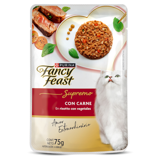[060167] Fancy Feast Supremo Con Carne En Risotto Con Vegetales 75Gr