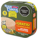 Atún En Lomos En Aceite De Oliva Van Camps  Lata 80Gr 3 Unidades Gratis 1 Lata En Aceite De Oliva