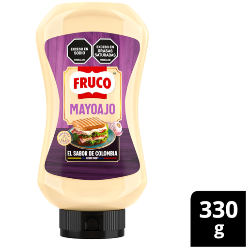 [060186] Salsa Mayoajo Fruco Tarro 330Gr