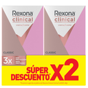 Desodorante Rexona Clinical Classic Women 48Gr 2 Unidades Súper Descuento