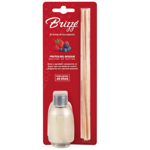 [060203] Ambientador Brizzé  Palitos Rattan Frescura Del Bosque 40Ml