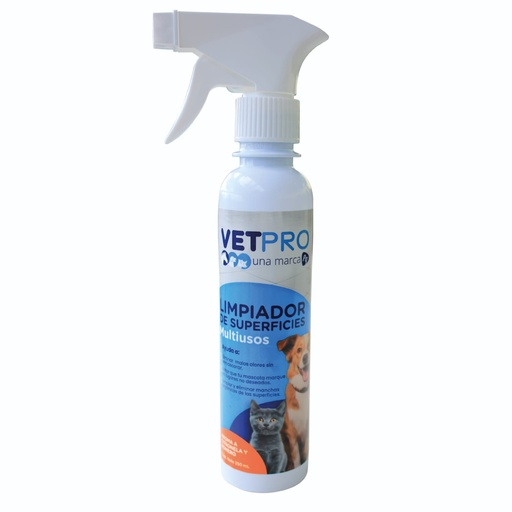 [060214] Limpiador de Superficies Vetpro Mascotas 250Ml