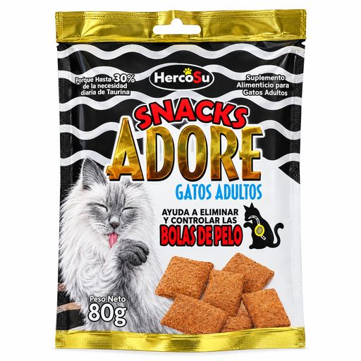 [060219] Alimento Para Gatos Adore Hercosul Palos Largos Snacks 80Gr