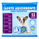 Tapete Absorbente Ikipets Mascotas 13 Unidades