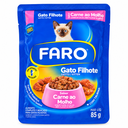 Alimento Para Gatos Faro Filhote Carne Molho 85Gr