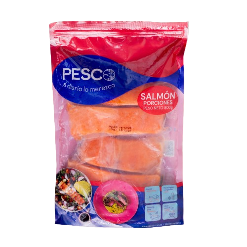 [060228] Salmón Porciones Pesco 800Gr