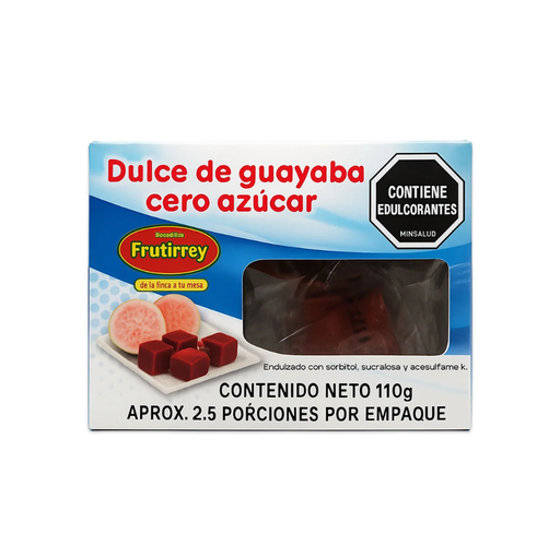 [060238] Dulce De Guayaba Frutirrey Cero Azúcar 110Gr
