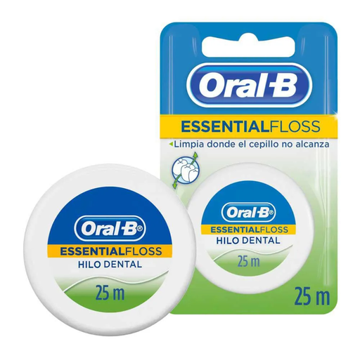 [060256] Hilo Dental Oral-B Essential Floss 25Mts 2 Unidades