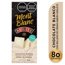 Chocolatina Montblanc Baileys Blanca 80Gr