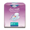 Toallas Higiénicas Tena Discreet Extra Absorción 8 Unidades