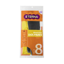 Guantes Eterna Duo Pack Amarillo y Negro Talla 8