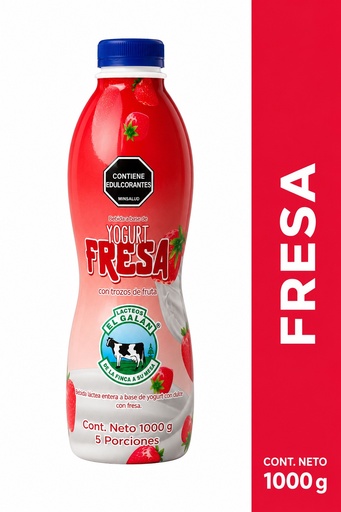 [060617] Yogurt El Galán Fresa Pote 1000Gr