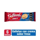 Galletas Festival Vainilla 50Gr 6 Unidades