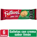 Galletas Festival Limón 50Gr 6 Unidades
