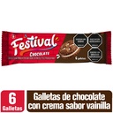 Galletas Festival Chocolate 50Gr 6 Unidades