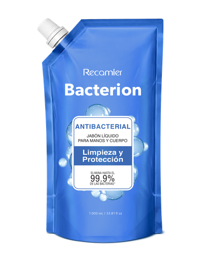 [060579] Jabón Líquido Bacterión Antibacterial Limpieza Y Protección Doypack 1000Ml
