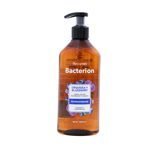 [060586] Jabón Líquido Bacterión Orquídea Y Blueberry Antioxidante Tarro 400Ml