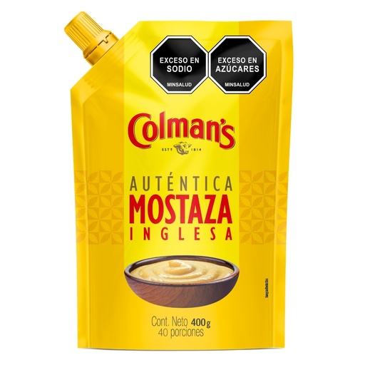 [060540] Mostaza Inglesa Colman's Doypack 400Gr