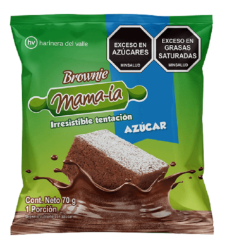 [060546] Brownie Mama-Ia Azúcar 70Gr