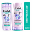 Shampoo + Acondicionador Elvive Pure Hialurónico 740Ml
