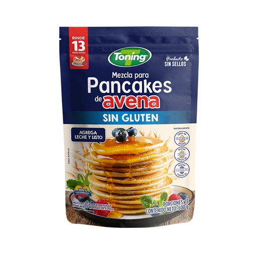 [060717] Mezcla Pancakes Toning Avena Sin Gluten 500Gr