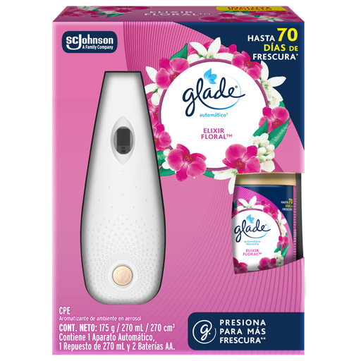[060724] Ambientador Glade Elixir Floral Automático 175Gr