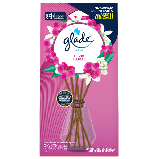 [060727] Ambientador Glade Elixir Floral Varitas 100Ml