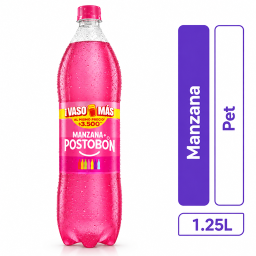 [060779] Manzana Postobón 1.25L