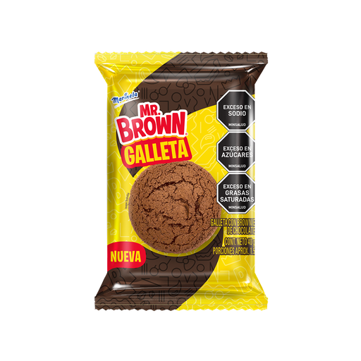 [060799] Galletas Mr. Brown Brownie Chocolate 40Gr