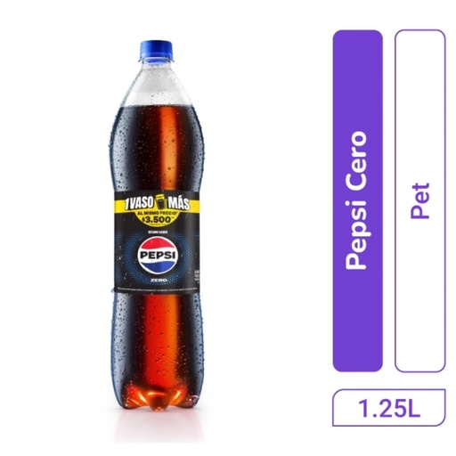 [060816] Pepsi Zero Pet 1.25L