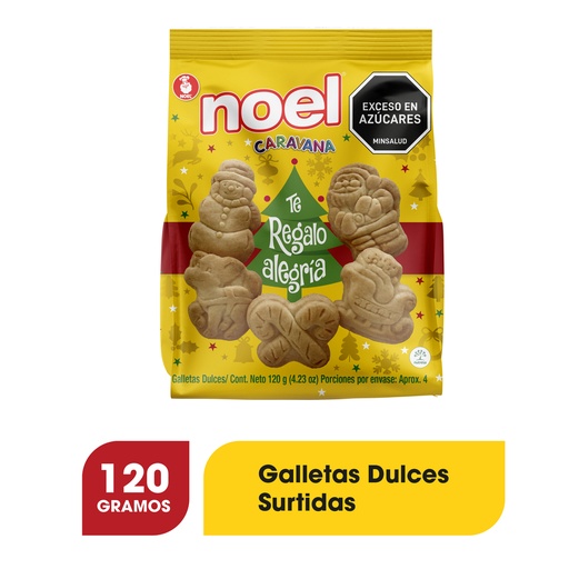 [060821] Galletas Noel Navidad Caravana Bolsa 120Gr