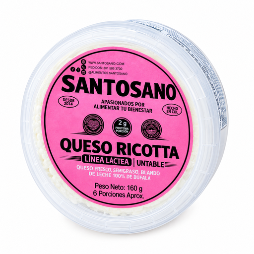 [060838] Queso Ricotta Santosano 160Gr