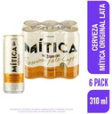 Cerveza Mítica Original Lata 310Ml 6 Unidades