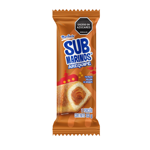 [023206] Submarinos Bimbo Marinela Arequipe 33Gr