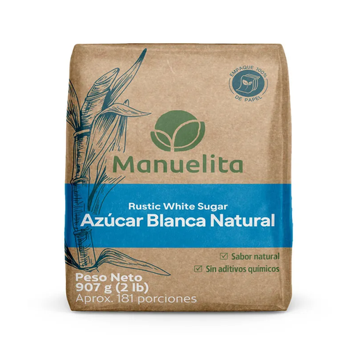 [060319] Azúcar Blanca Natural Manuelita 907Gr