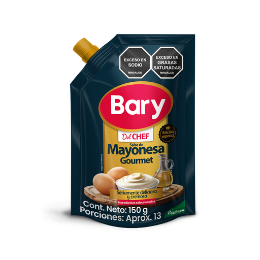 [060855] Mayonesa Gourmet Bary Del Chef Doypack 150Gr
