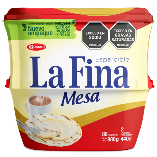 [060871] Esparcible La Fina Mesa Con Sal 440Gr 2 Unidades