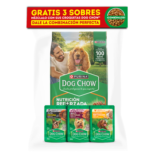 [060938] Dog Chow Adultos 2Kg Gratis Dog Chow 3 Sobres 
